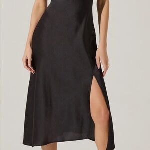 Elegant Black Sleeveless Dress